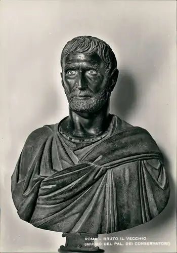 Cartoline Rom Roma BRUTO IL VECCHIO (MUSEO DEL PAL. DEI CONSERVATORI) 1962