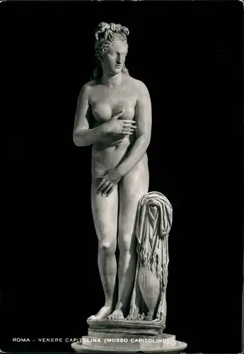 Cartoline Rom Roma VENERE CAPITOLINA (MUSEO CAPITOLINO 1962