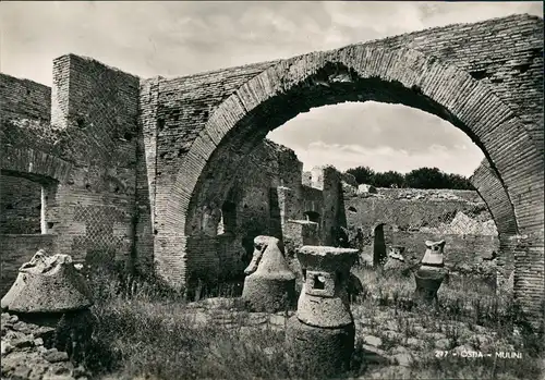 Cartoline Rom Roma Ostia Mulini 1962