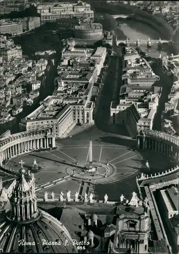 Cartoline Rom Roma Luftbild Aeronautica 1962