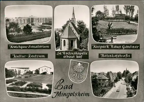 Bad Mingolsheim (Schönborn) MB AK Kraichgau-Sanatorium, Bahnhofstraße, 1974