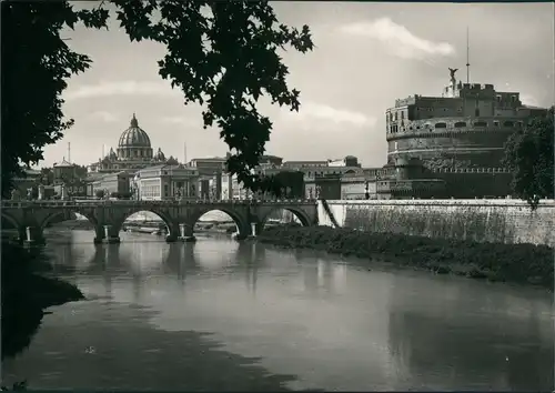 Cartoline Rom Roma Der Kastell und Brücke S. Angelo 1962