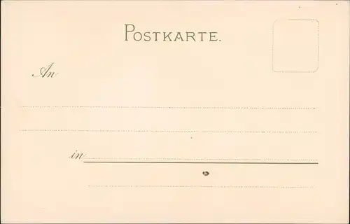 Ansichtskarte Dohna Künstlerkarte Stadt, Kirche b Heidenau Dresden  1907