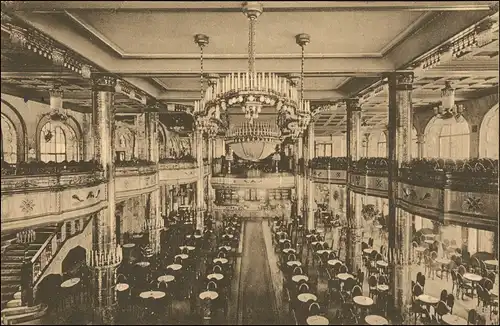 Ansichtskarte Schöneberg-Berlin Tauentzien-Palast - Saal 1913