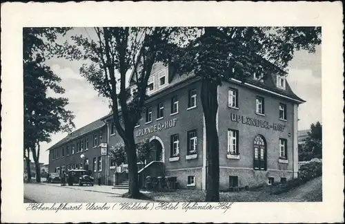Ansichtskarte Usseln-Willingen (Upland) Hotel Upländer Hof 1925