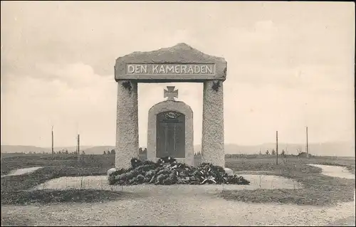 Ansichtskarte Kirchenlamitz Kriegerdenkmal den Kameraden (b. Wunsiedel) 1922