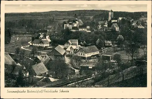 Ansichtskarte Aufseß-Hollfeld Stadtpartie 1926