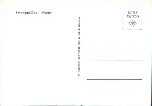 Ansichtskarte Schongau Schongau/Obb. Partie am Maxtor 1960