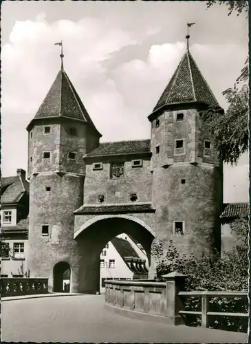 Ansichtskarte Amberg Strassen Partie am Nabburger Tor 1965