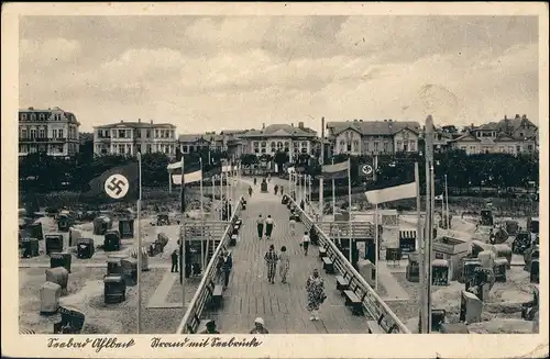 Ansichtskarte Ahlbeck (Usedom) Strandpromenade 1944