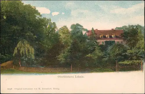 Ansichtskarte Kloster Lehnin Oberförsterei 1912