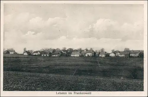 Ansichtskarte Lehsten-Helmbrechts Stadtpartie b Selbitz 1926