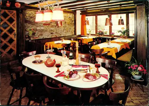 Ansichtskarte Oberwinden Elztal-Winden Höhenrestaurant-Café Speiseraum 1978