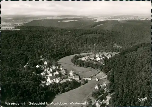 Wirzenborn Wirzenborn Gelbachtal b. Montabaur Westerwald Luftbild 1962