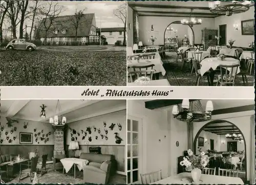 Kellinghusen Hotel Altdeutsches Haus 4 Ansichten Innen & Außen 1961