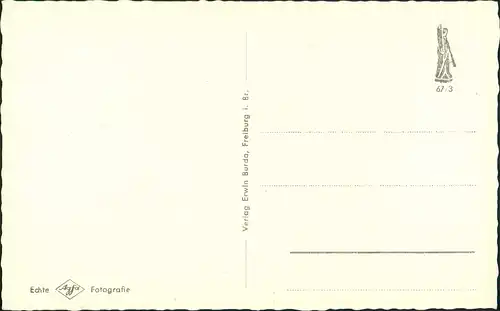 .Baden-Württemberg Schwarzwald Ansichten Vorangaben zur Verpflegung, 1950