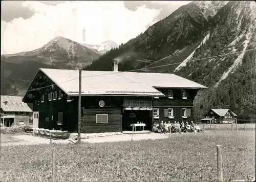 Kleinwalsertal-Mittelberg Walsertalhaus der Naturfreunde Mittelberg-Bödmen 1960