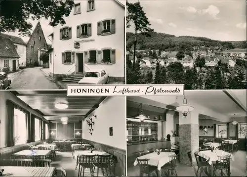 Höningen (Altleiningen Gasthaus und Pension ZUM JAGDSCHLOSS 4 Ansichten 1965