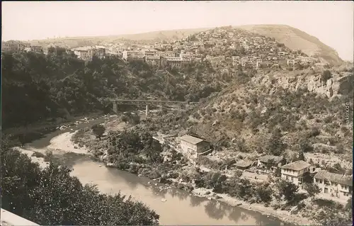 Weliko Tarnowo Велико Търново Blick auf die Stadt Foto Ansichtskarte  1928