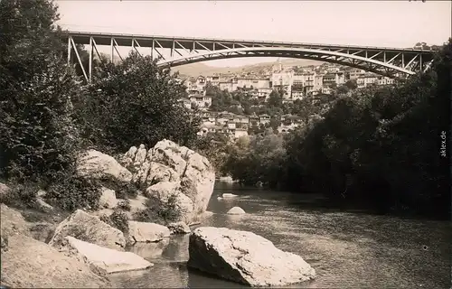 Weliko Tarnowo Велико Търново Stadt  Brücke Foto Ansichtskarte Postcard 1928
