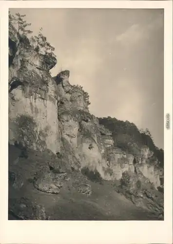 Ansichtskarte  In der Fränkische Schweiz 1954 Privatfoto