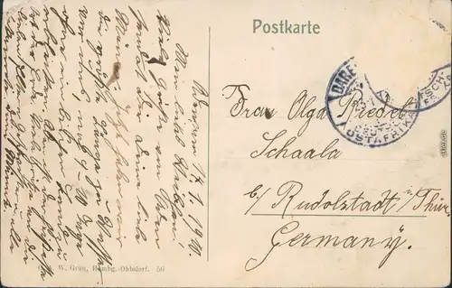 Postcard Aden عدن Panorama-Ansicht 1910