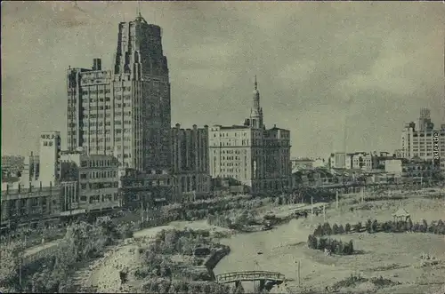 Shanghai 上海 Hotel de Kou-tsi/Kuo Chi Hotel Ansichtskarte Postcard 1940