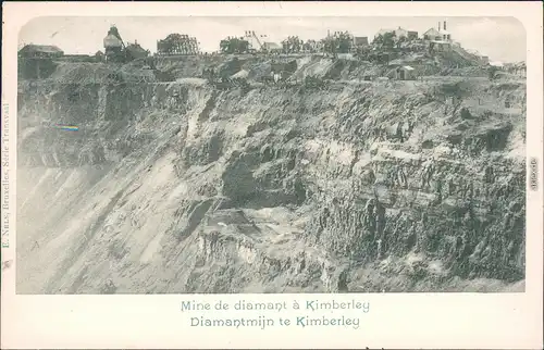 Ansichtskarte Kimberley (Südafrika) Diamantenmine Kimberley 1900 