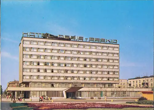 Postcard Neu Sandez Nowy Sącz Hotel Beskid 1976