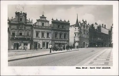 Deutschbrod Havlíčkův Brod / Německý Brod Straßenpartie Geschäfte 1939