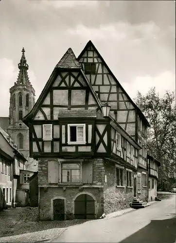 Ansichtskarte Meisenheim Ritterherberge - Obergasse 1963