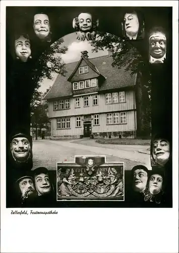 Ansichtskarte Clausthal-Zellerfeld Bergapotheke Fratzen-Apotheke 1960