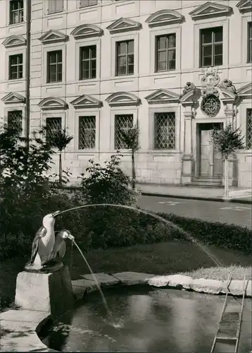 Dillingen a. d. Donau Brunnen am Heinrich-Roth-Platz, Wasserspiele 1965