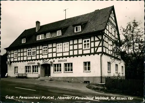 Neerdar (Willingen) Gast- Pensionshaus Fr. Kiel Neerdar Ferienland Waldeck 1966