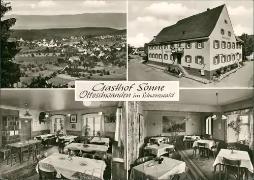 Ansichtskarte Ottoschwanden-Freiamt (Schwarzwald) MB Gasthof zur Sonne 1963