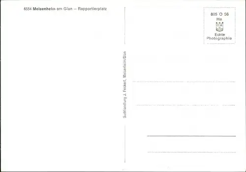 Ansichtskarte Meisenheim Rapportierplatz 1964