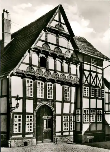 Ansichtskarte Höxter (Weser) Küsterhaus der St. Kilianskirche, Kirche 1960