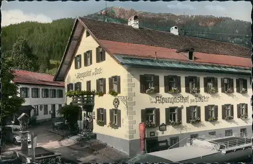 Ansichtskarte Schattwald Alpen Gasthof Zur Post 1967