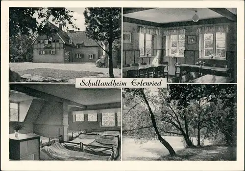 Ansichtskarte Großhansdorf 4 Bild Schullandheim Erlenried 1954