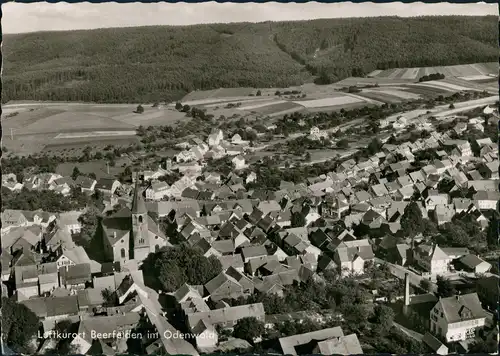 Ansichtskarte Beerfelden (Odenwald) Luftbild 1968