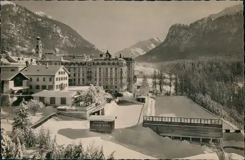 Ansichtskarte Pontresina Hotel Kronenhof - Bellavista, Pontresina 1955