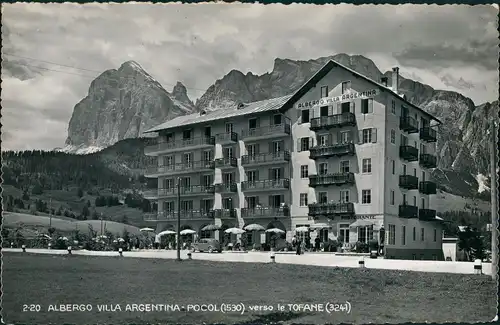 .Trentino-Südtirol Albergo Villa Argentina Pocol vs. Tofane Dolomiti 1960