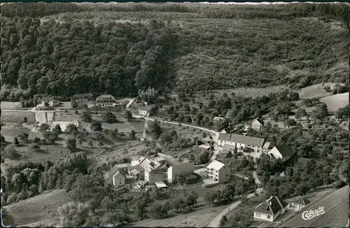 Dieblich Hotel Waldpension ,,MARIAROTH" bei Dieblich Mosel Luftbild-AK 1985/1971