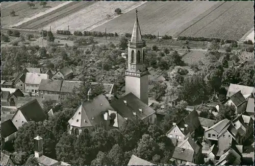 Ansichtskarte Gau-Odernheim Luftbild 1956
