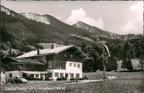 Ansichtskarte Unken (Salzburg) Gasthof Heutal 1962
