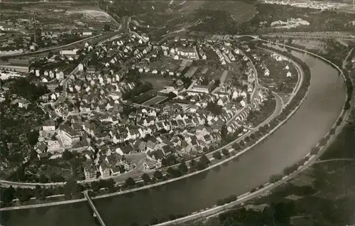 Ansichtskarte Münster-Stuttgart Luftbild 1958