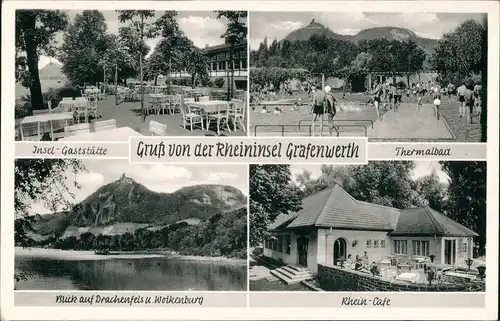 Ansichtskarte Bad Honnef Grafenwerth, Gaststätte, Bad 1973