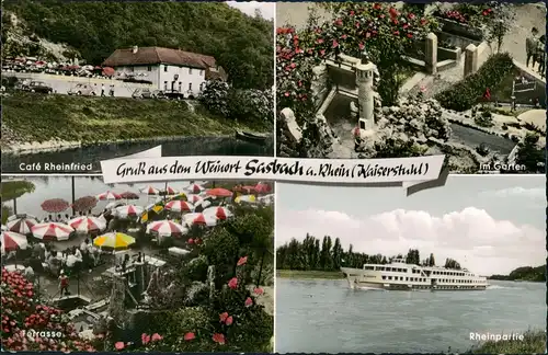 Ansichtskarte Sasbachwalden Terassen Cafe Rheinfried 4 Bild 1961
