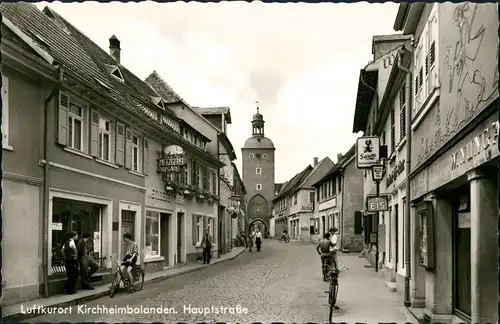 Ansichtskarte Kirchheimbolanden Hauptstraße - Geschäfte 1956