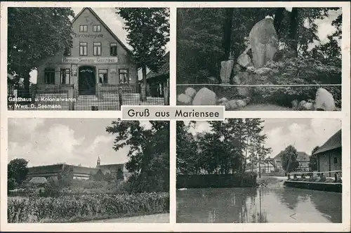 Mariensee (Neustadt am Rübenberge) 4 Bild: Gasthaus, Gedenkstein 1953